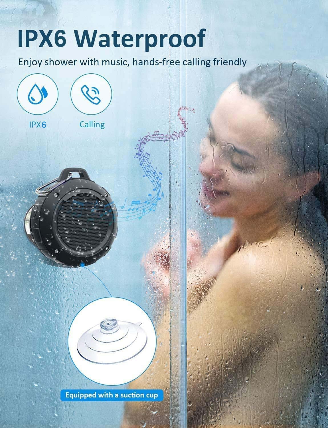 Waterproof Bluetooth Portable Mini Speaker with Subwoofer H131