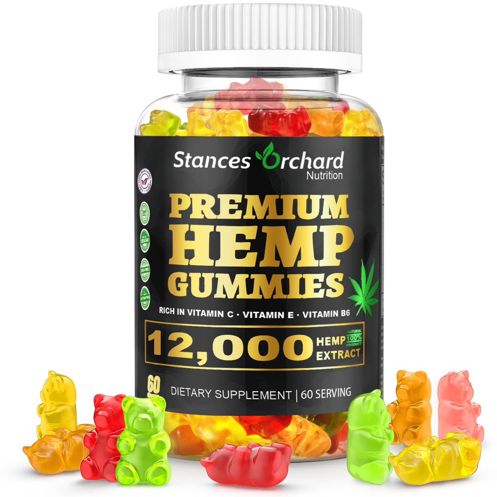 Sugar Free Vegan Hemp Gummies 60 Count S86296