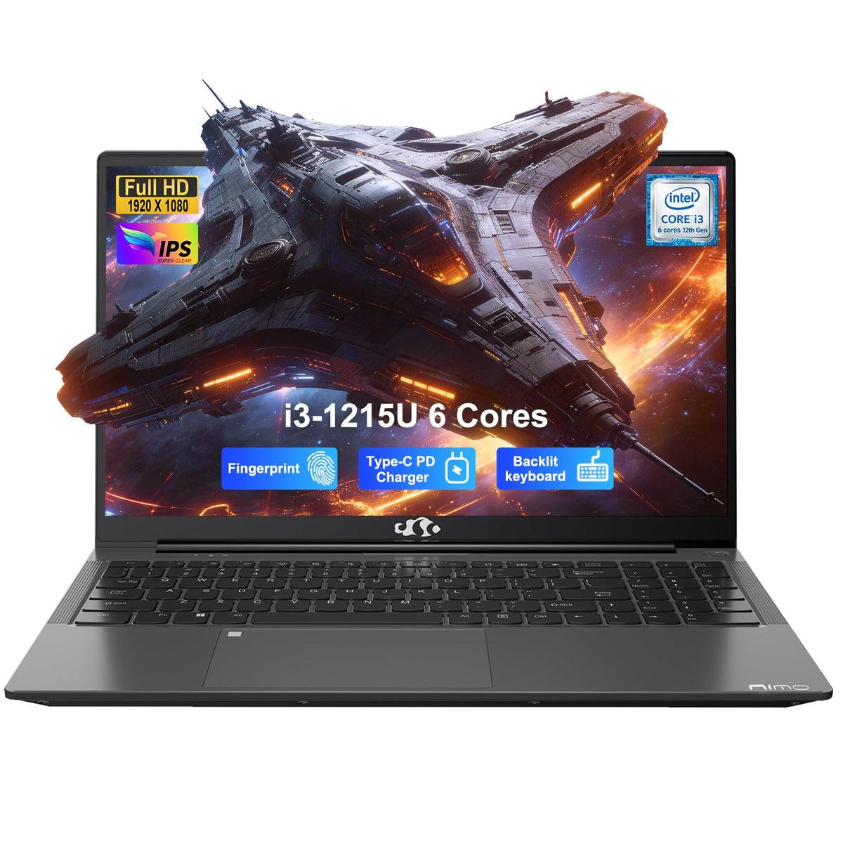 15.6" IPS FHD Laptop Intel Core i3 8GB RAM 256GB SSD S389523