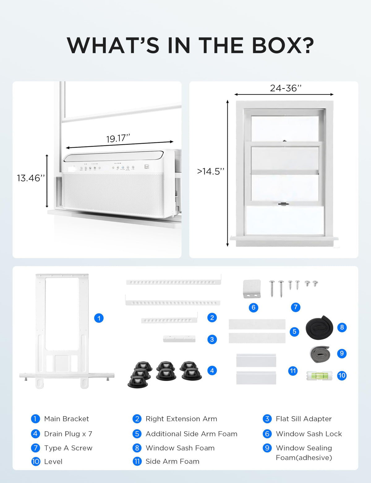 U-Shaped Window Air Conditioner X77420