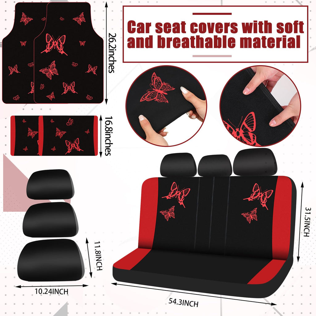 47 Pcs Full Car Seat Covers Set Y597202