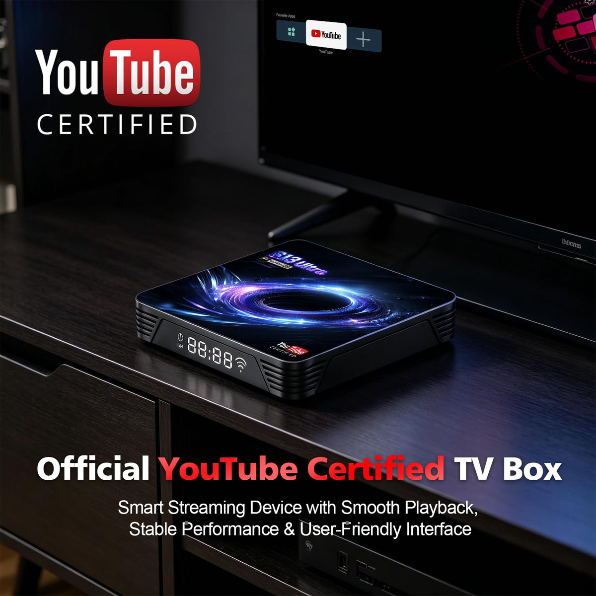Android TV Box 4K Streaming Device R7532