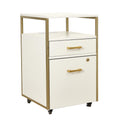 2 Drawer Rolling File Cabinet with Lock Z980
