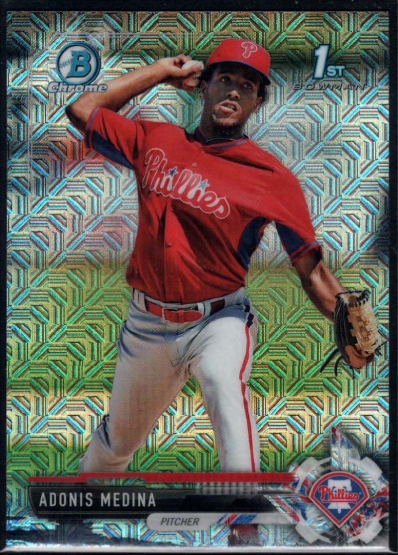 Baseball MLB 2017 Bowman Chrome Mega Box #BCP104 Adonis Medina #BCP104 NM Near Mint Phillies L83420