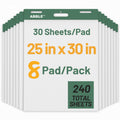 Super Sticky Easel Pad, 25 x 30 Inches, 30 Sheets/Pad, 8 Pads/Pack, Green P218