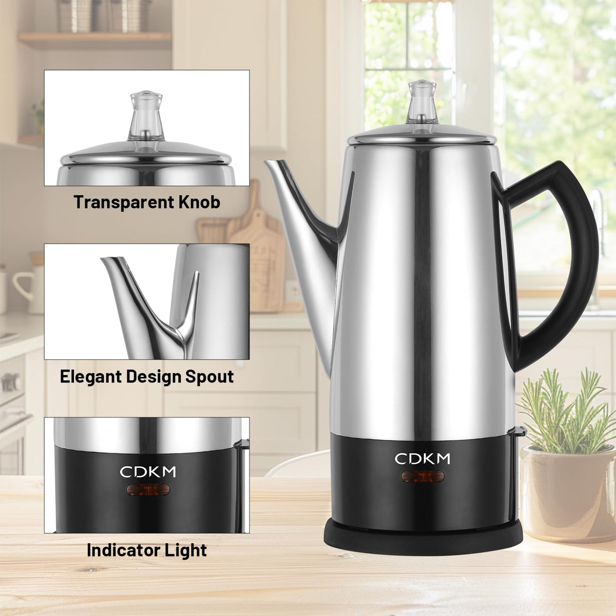 12-Cup Electric Percolator L4340