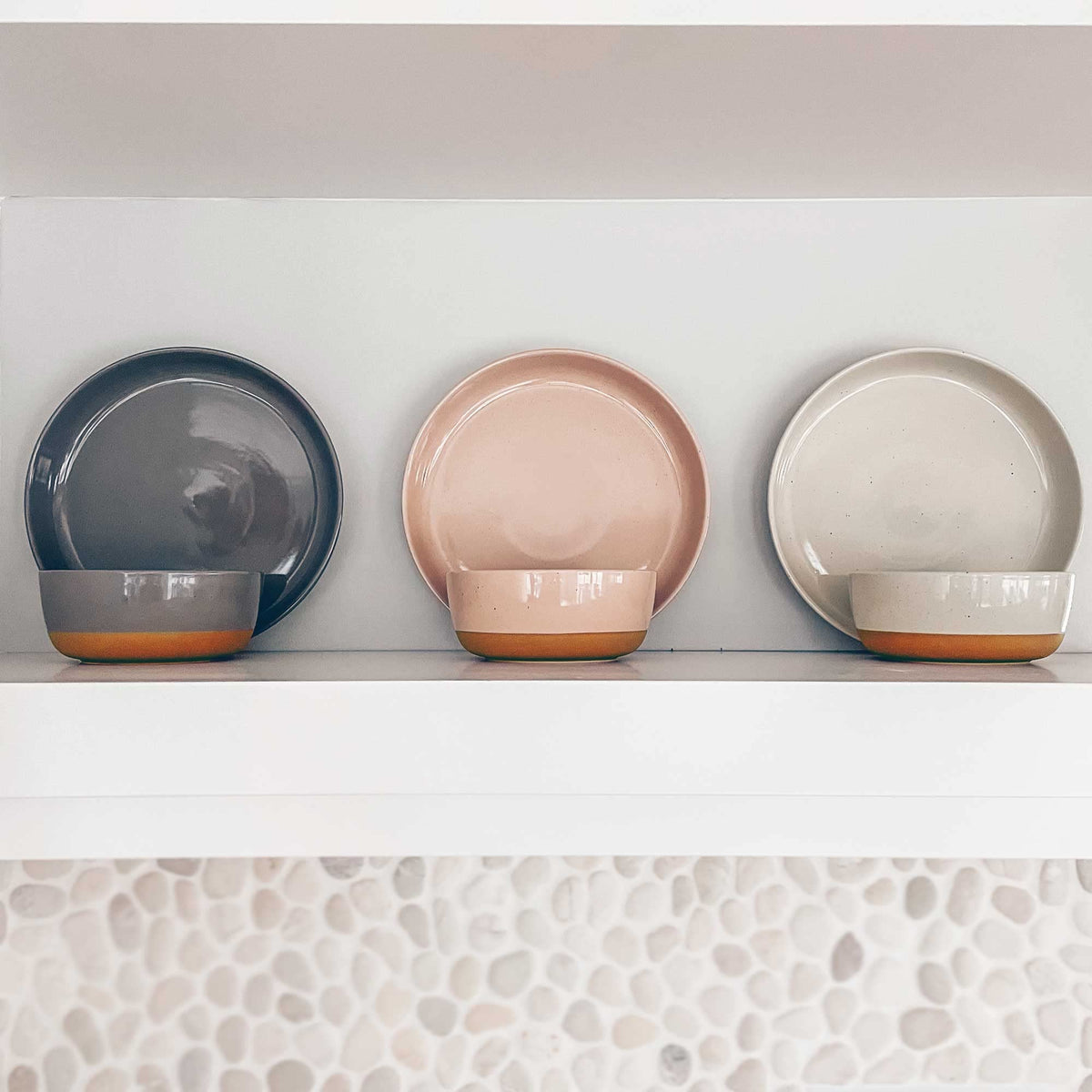 Ceramic Pasta Bowl Set of 4-35oz Microwave Safe A398