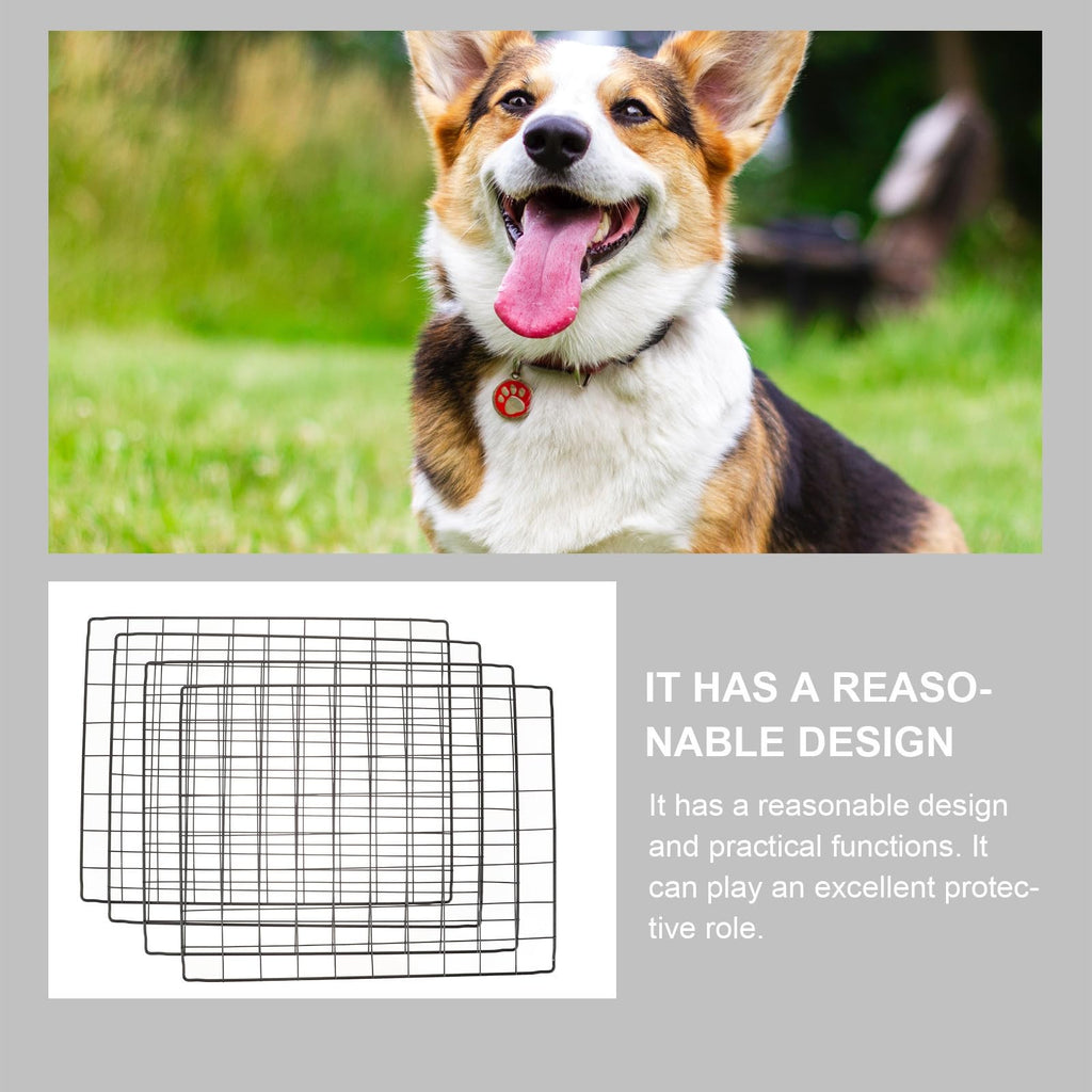 4pcs Flexible Iron Mesh Dog Fence Panels V3398