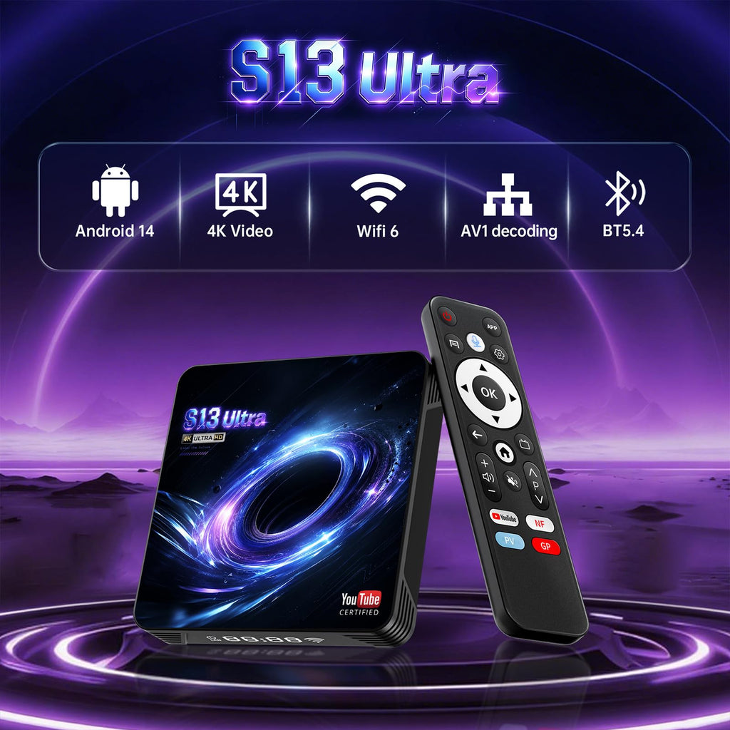 Android TV Box 4K Streaming Device R7532