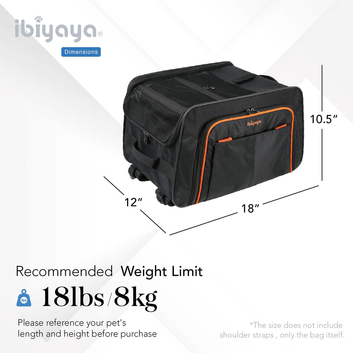 Expandable Pet Carrier for Dogs and Cats R8390
