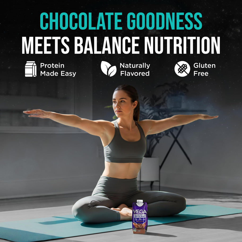 Creamy Chocolate Vegan Protein Shake 21g 330ml 12 Pack L588