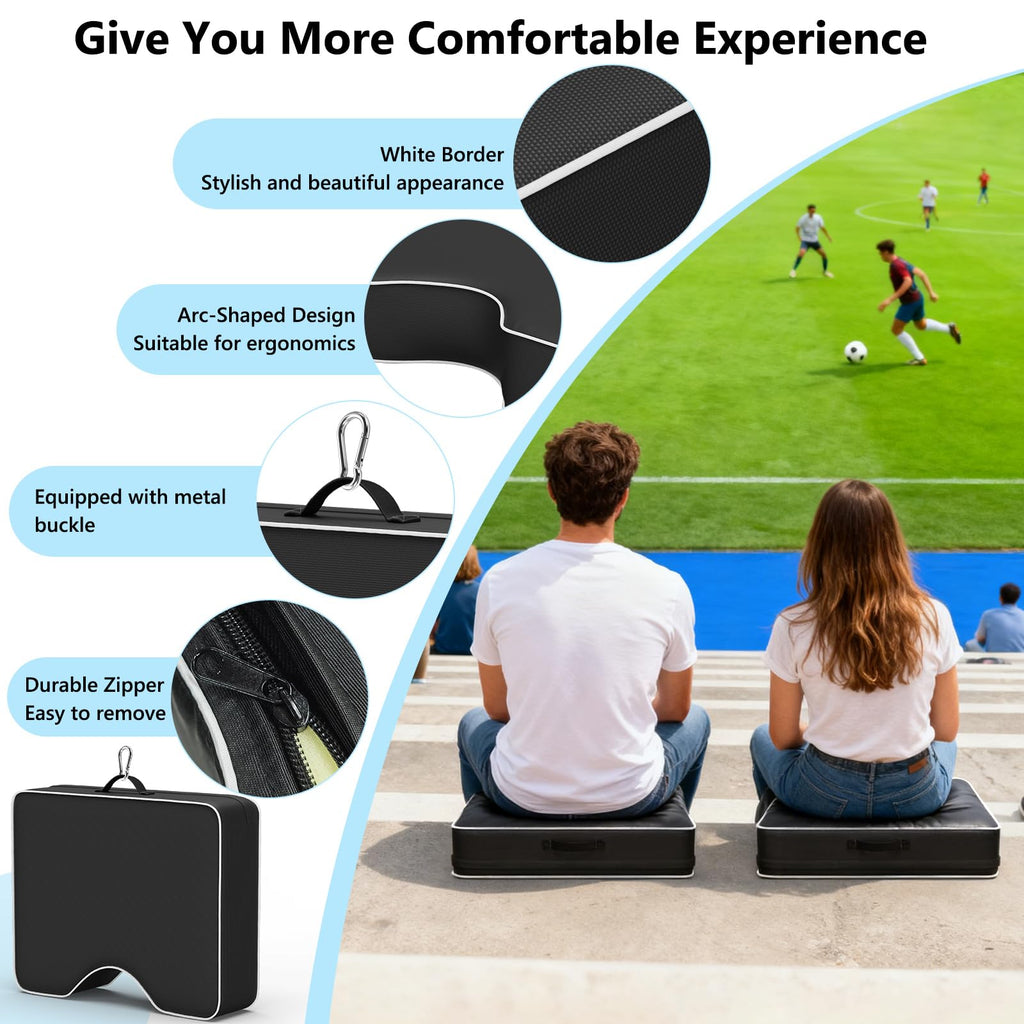 Waterproof Extra Thick 3.5" Portable Stadium Seat Cushions Y751308