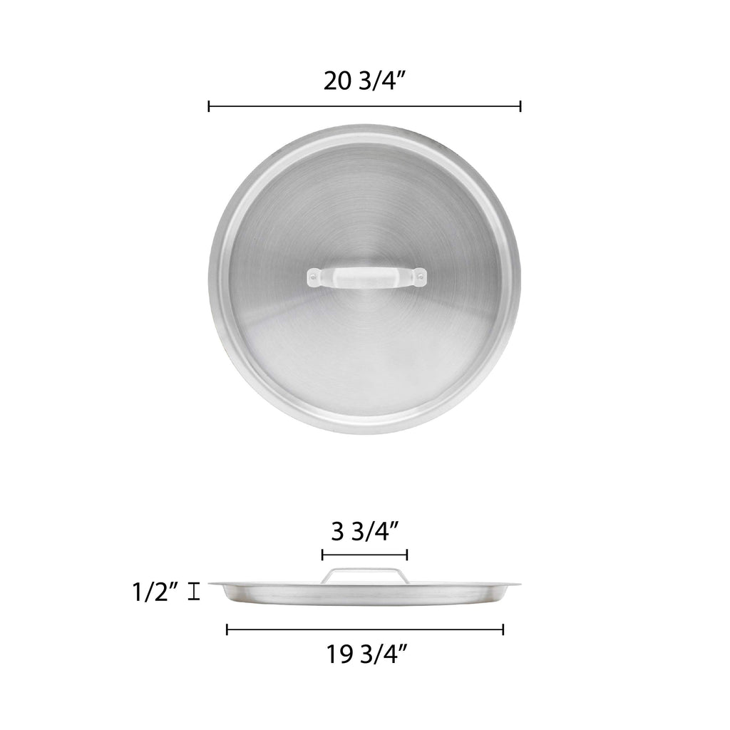 60 qt Aluminum Sauce Pot with Lid N4195