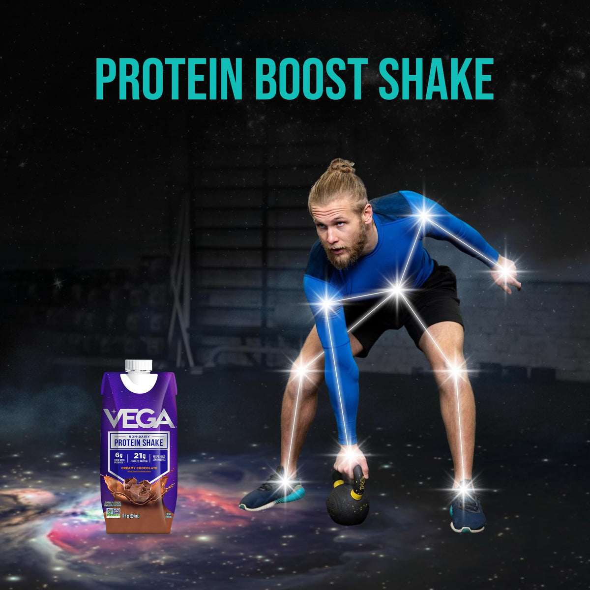 Creamy Chocolate Vegan Protein Shake 21g 330ml 12 Pack L588