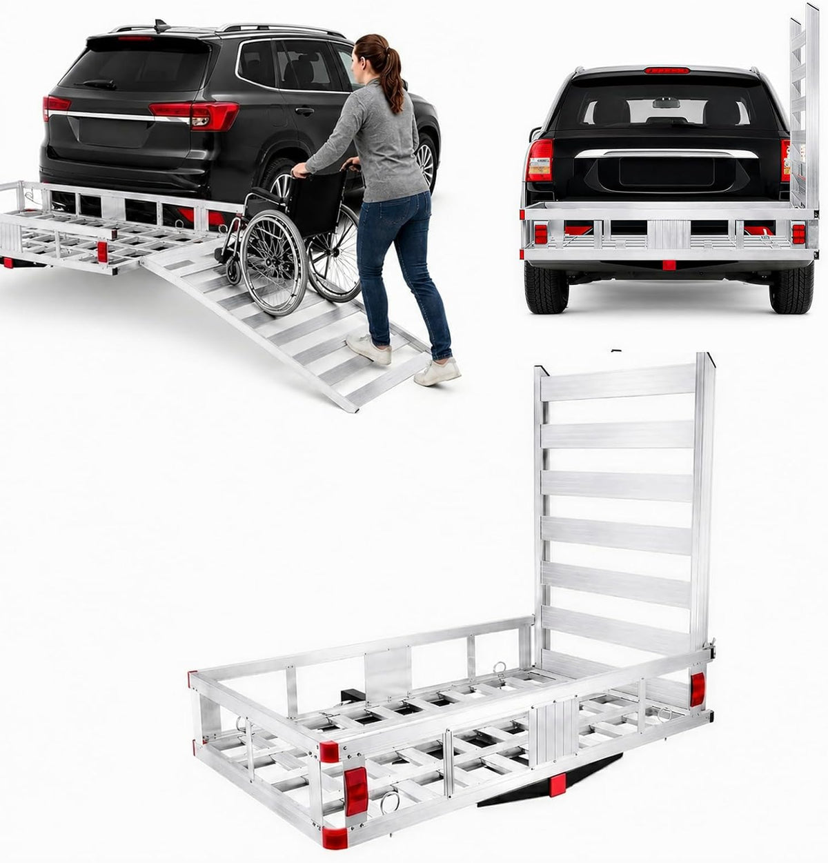 Hitch Cargo Carrier with Ramp G7254