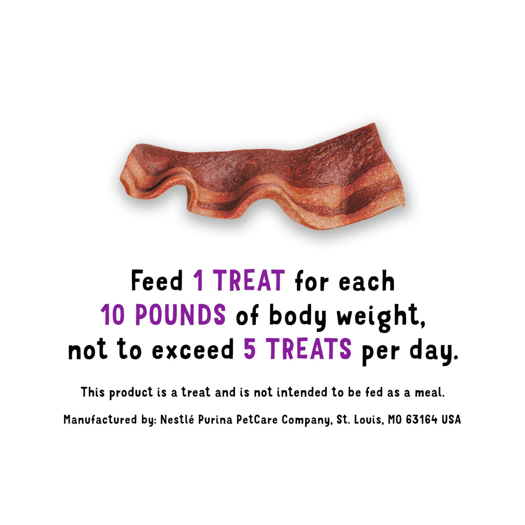 Dog Treats with Bacon 26 oz Pouches B801575