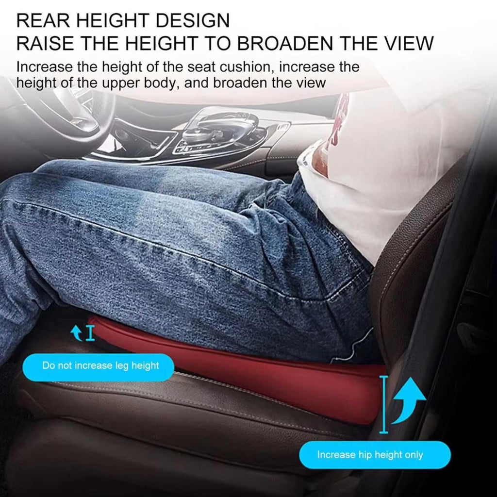 Wedge Shaped Memory Foam Car Seat Cushion P22506