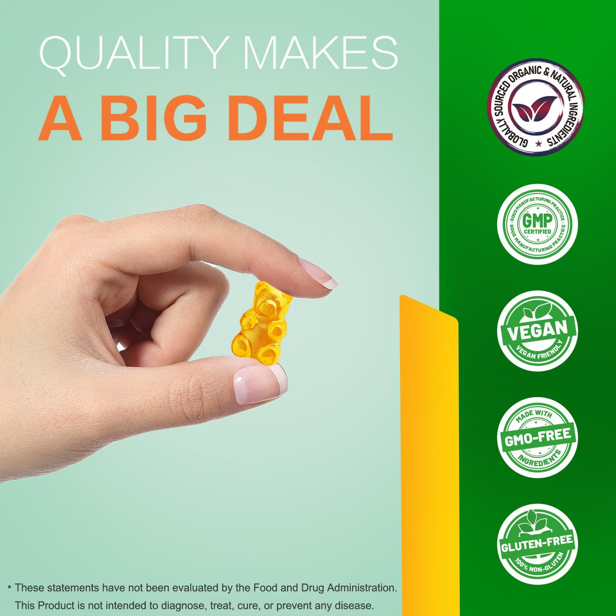 Sugar Free Vegan Hemp Gummies 60 Count S86296