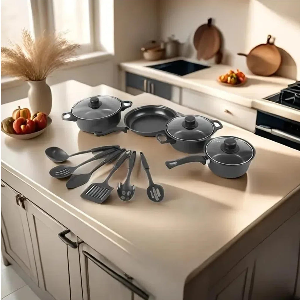12 Piece Non Stick Maifan Stone Cookware Set Z475