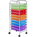 10 Drawer Rolling Storage Cart with Wheels B6278