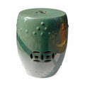 Hollow-Carved Ceramic Garden Stool Z821857