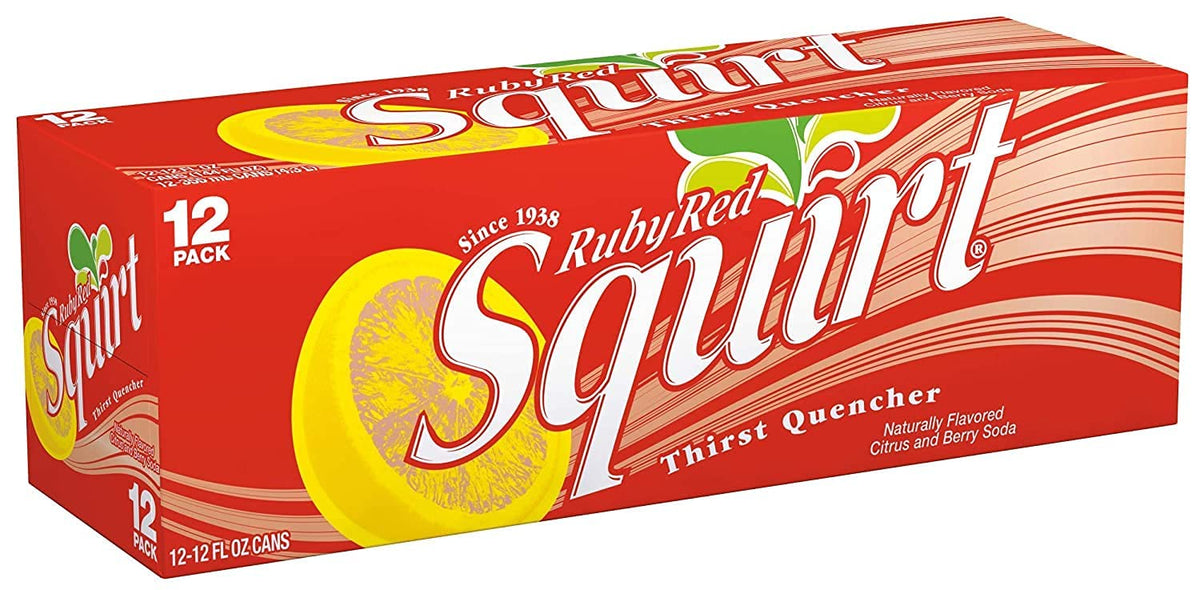 Ruby Red Grapefruit Soda Cans 36 Count A520
