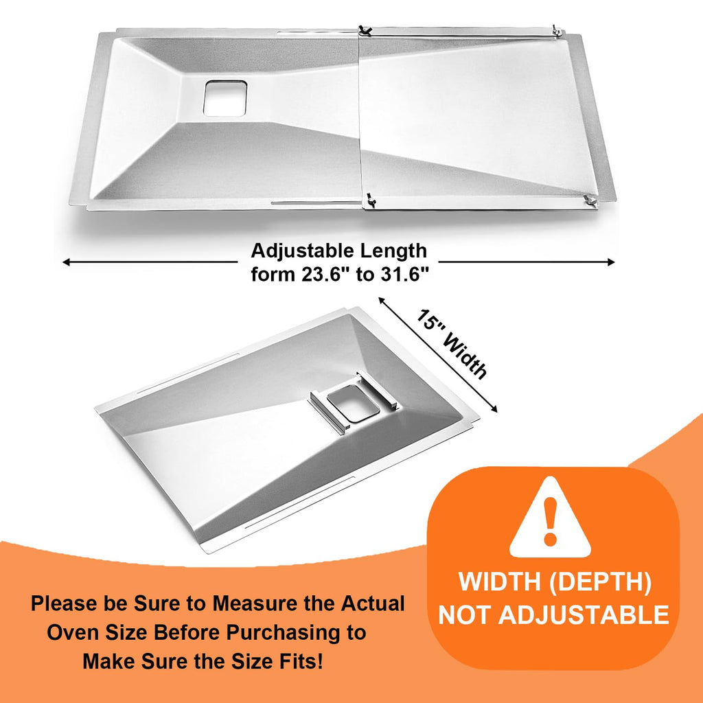 Adjustable Grease Tray for Gas Grills M4595