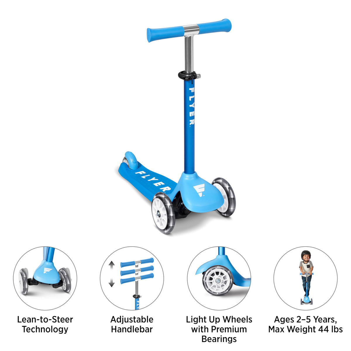 Lean to Steer Toddler Scooter M403