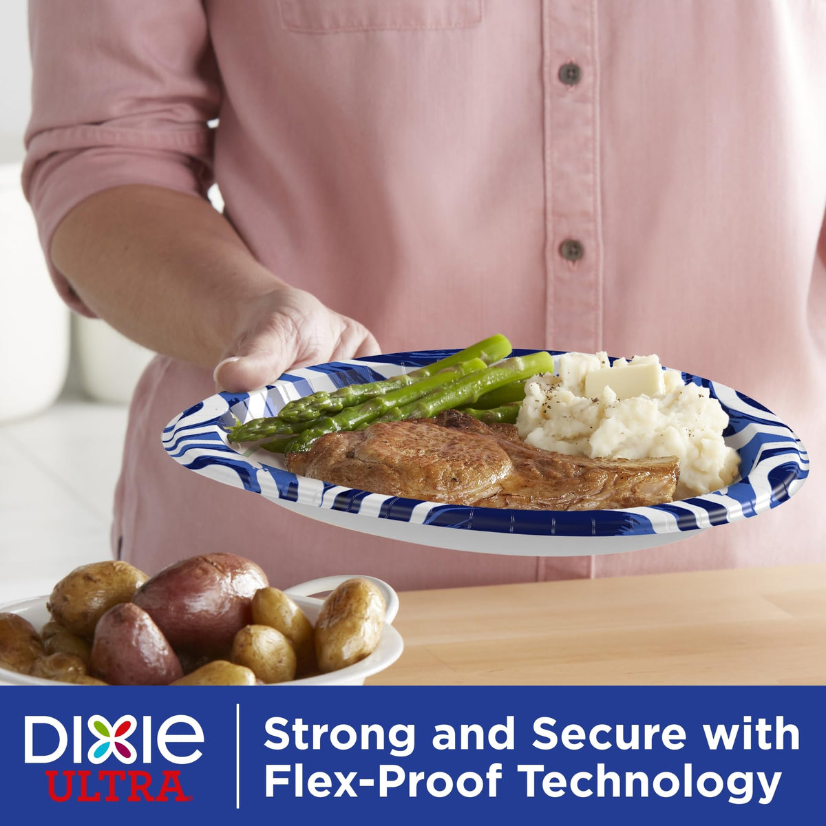 Large 10 Inch Heavy Duty Disposable Paper Plates B557