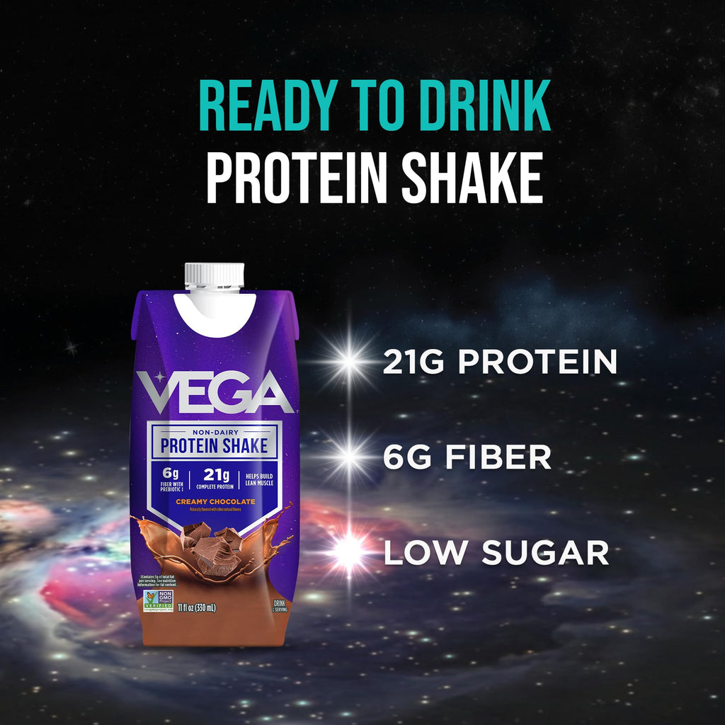 Creamy Chocolate Vegan Protein Shake 21g 330ml 12 Pack L588