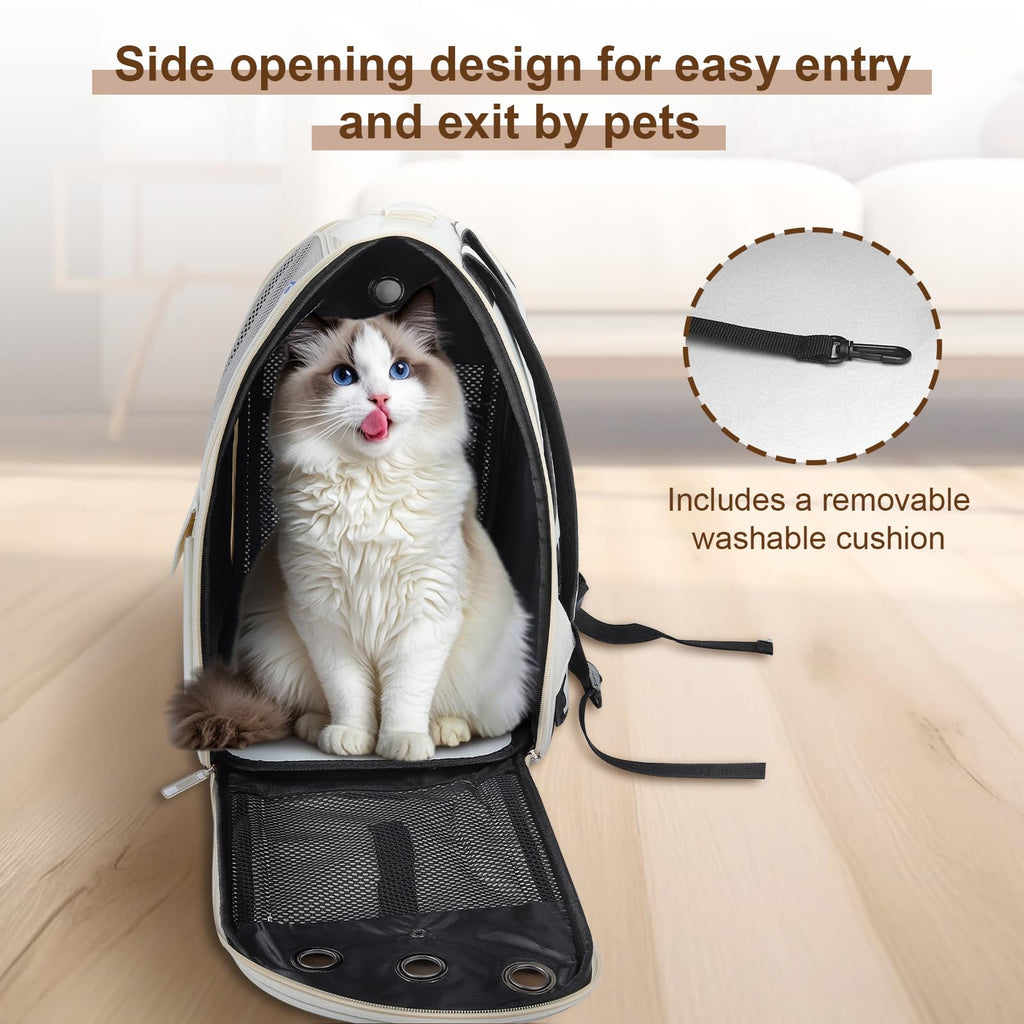 Ventilated Breathable Mesh Cat Carrier Backpack M75469