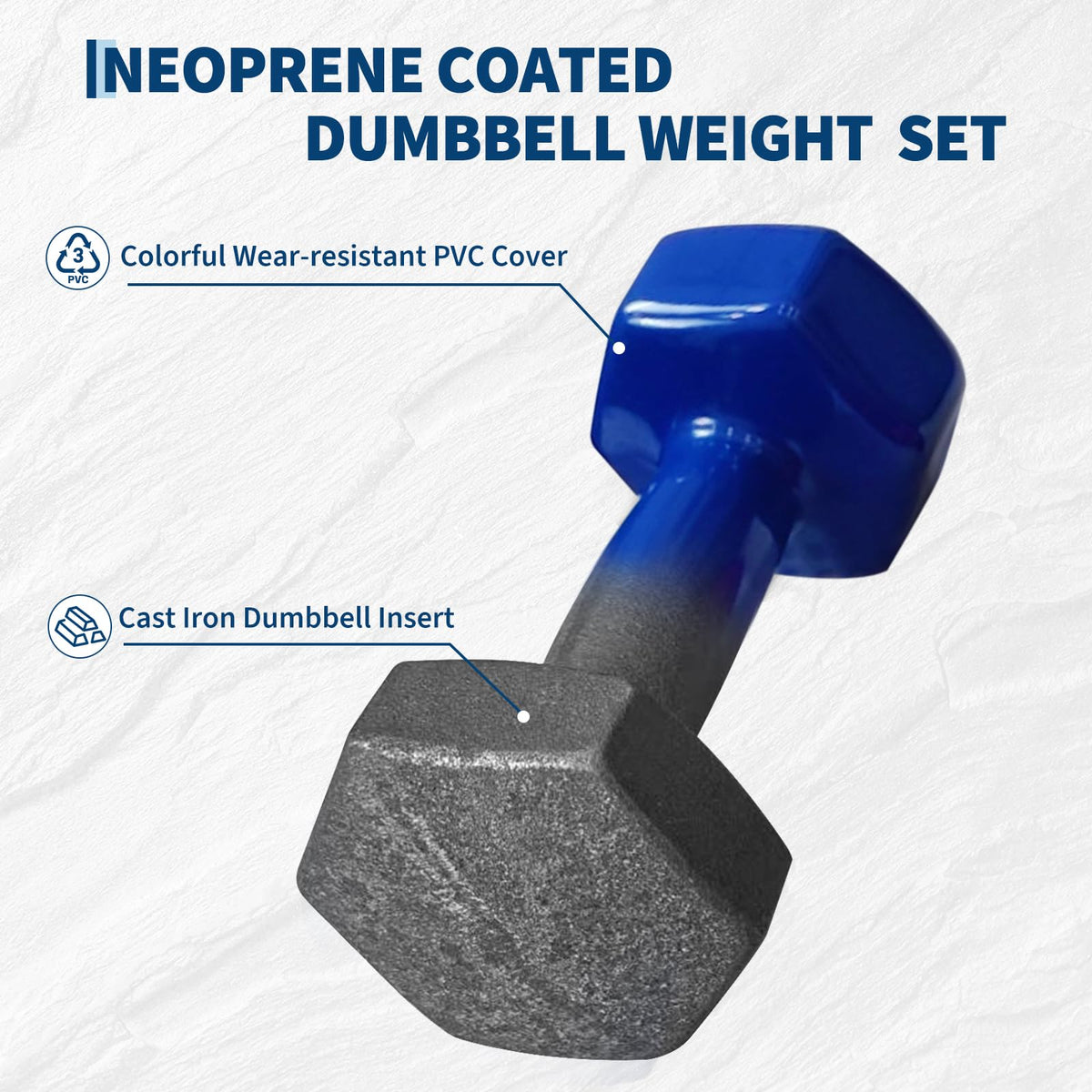Neoprene Fixed Dumbbell Set U71876
