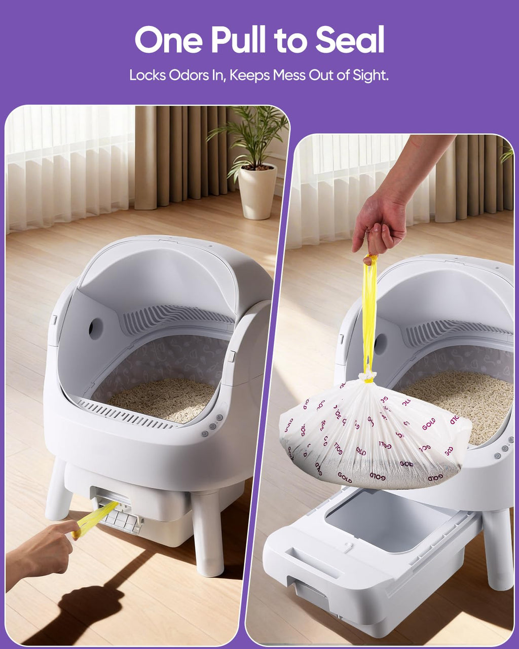 180 Count Automatic Cat Litter Bags F13168
