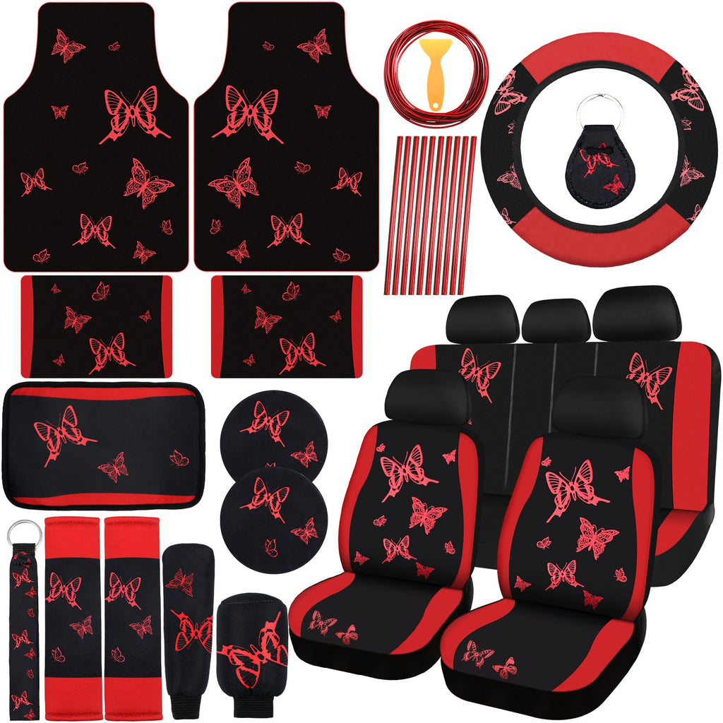 47 Pcs Full Car Seat Covers Set Y597202