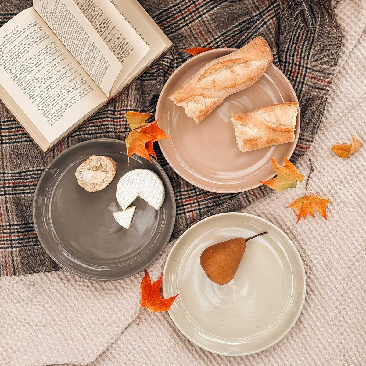 Ceramic Pasta Bowl Set of 4-35oz Microwave Safe A398