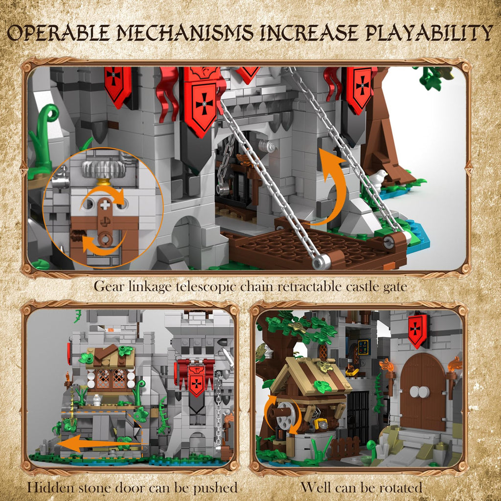 Building Set, 2 in 1 Architecture Model Kit Q378