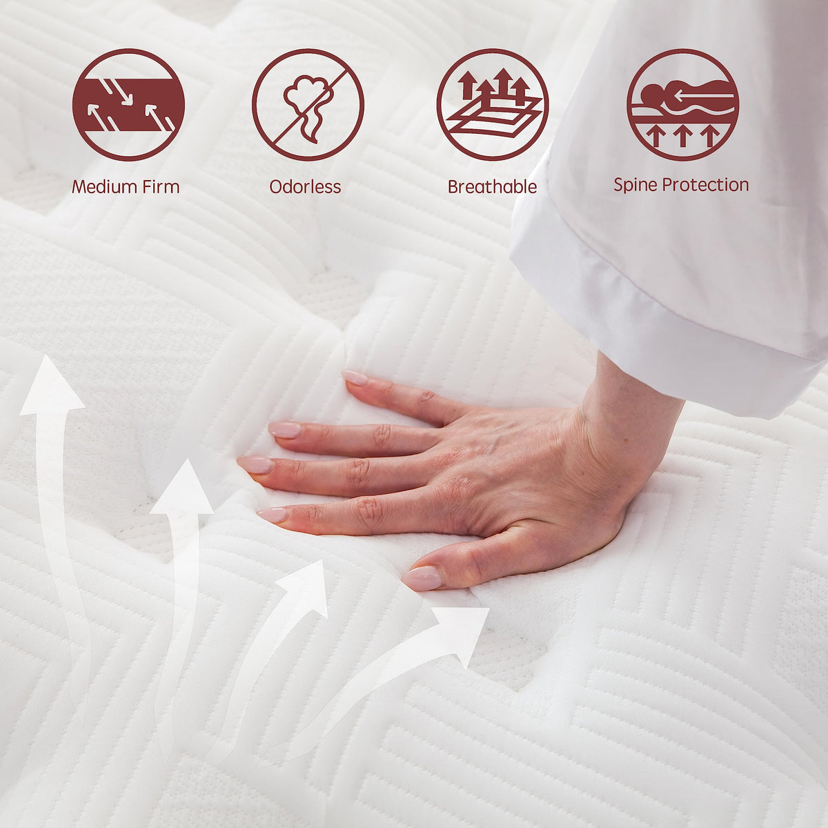 10 Inch Cooling Hybrid Full Mattress T58297