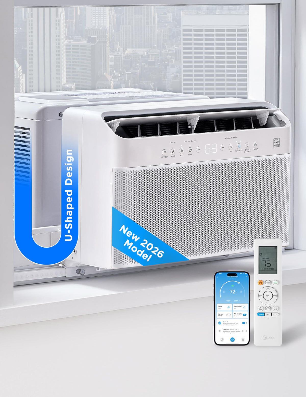 U-Shaped Window Air Conditioner X77420