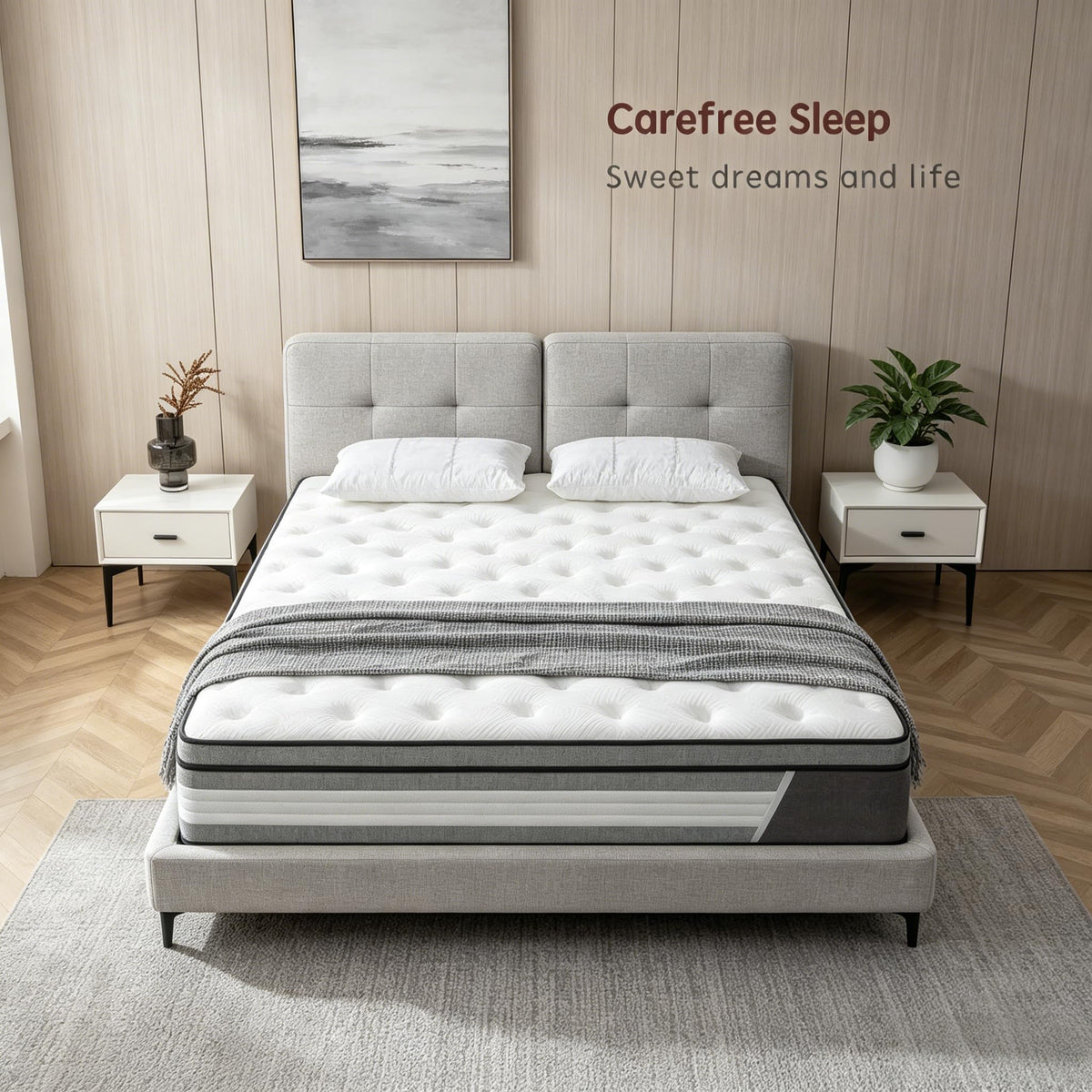 10 Inch Cooling Hybrid Full Mattress T58297