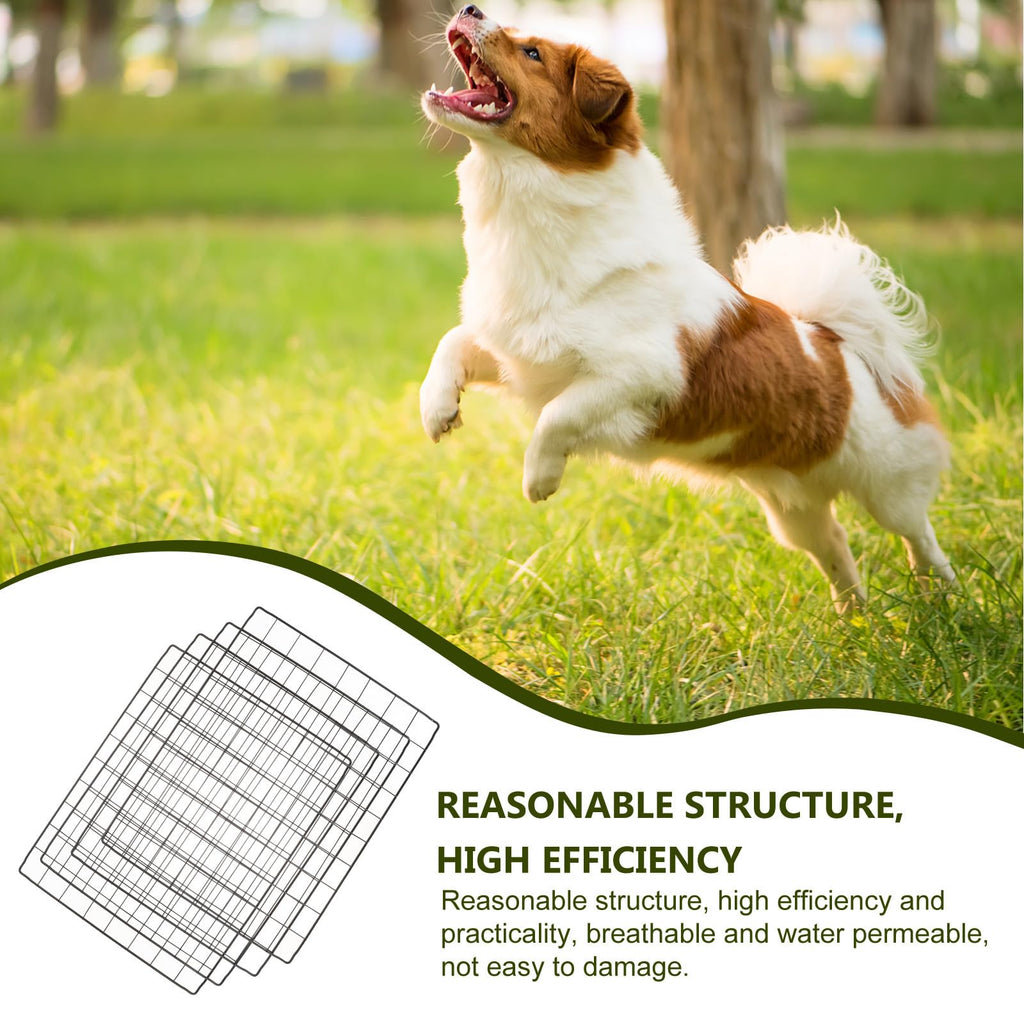 4pcs Flexible Iron Mesh Dog Fence Panels V3398