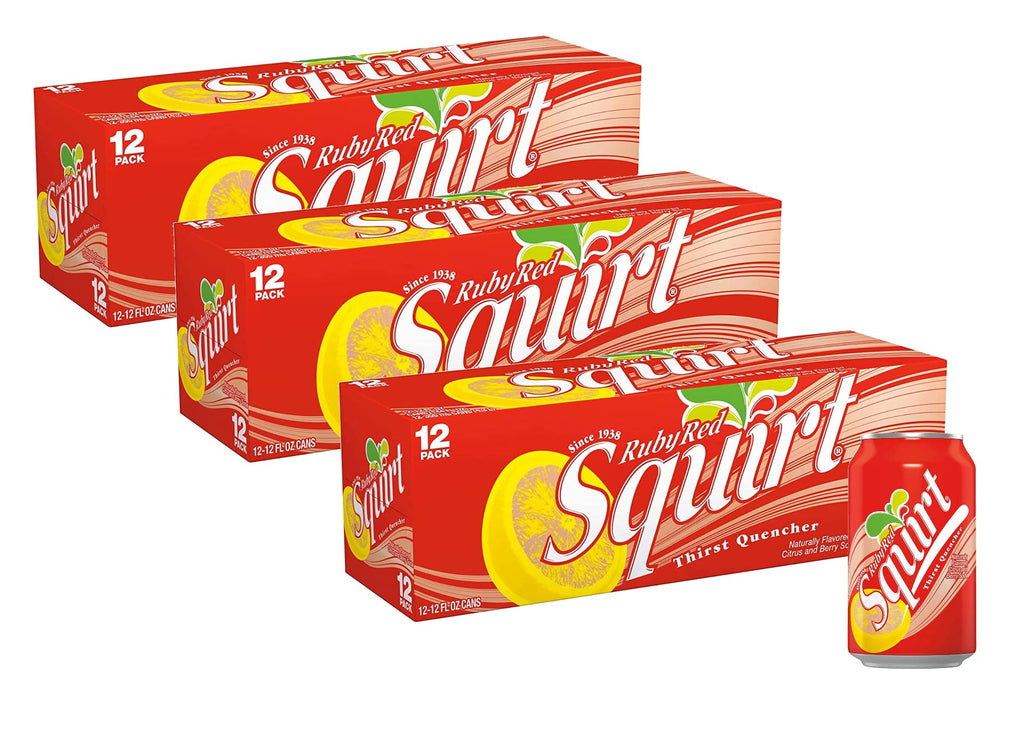 Ruby Red Grapefruit Soda Cans 36 Count A520