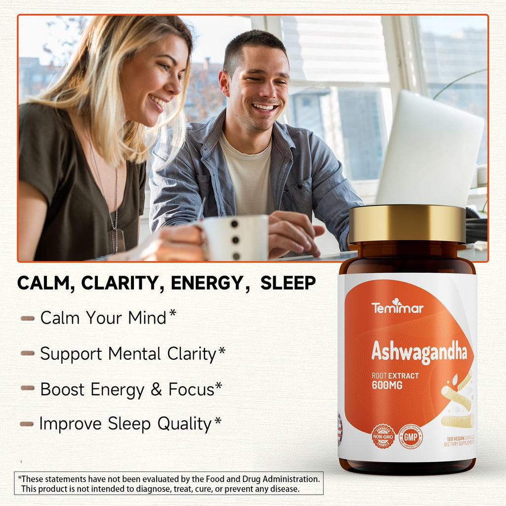 Ashwagandha Root Extract 600mg 120 Capsules Z790