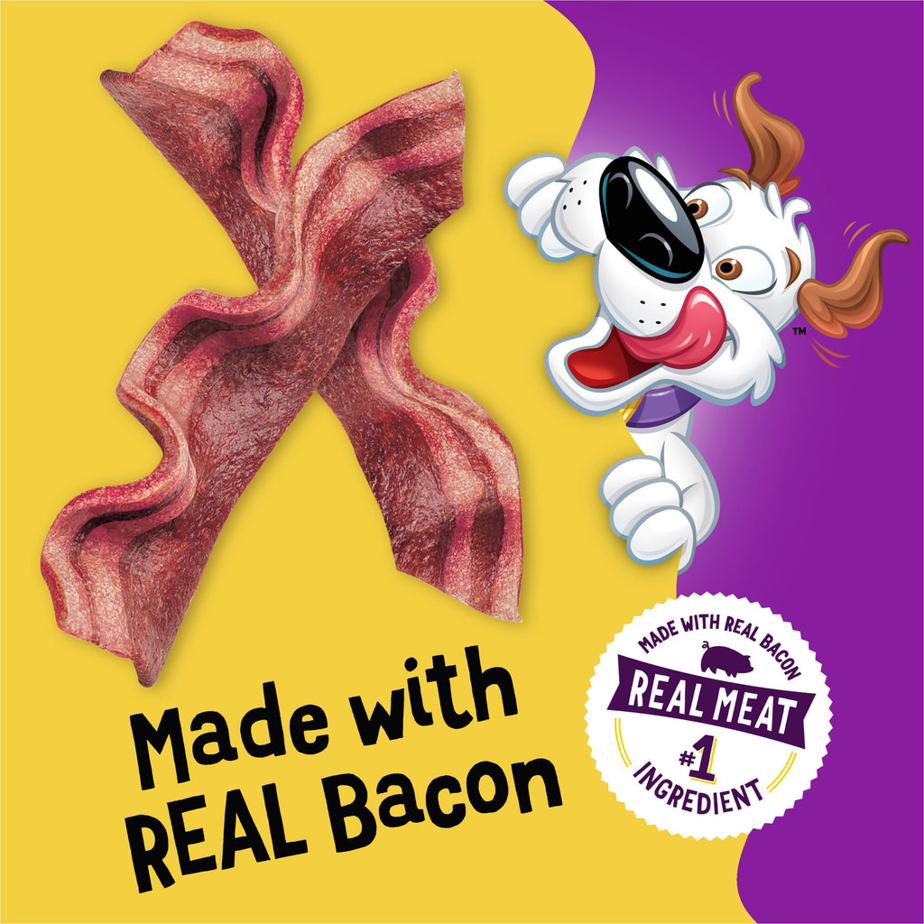 Dog Treats with Bacon 26 oz Pouches B801575