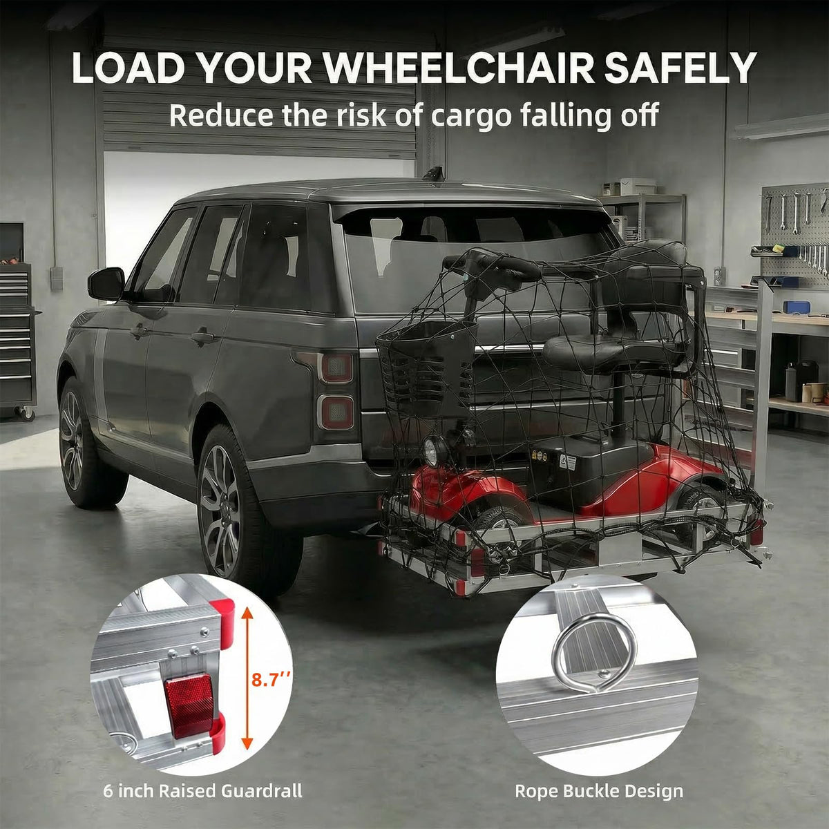 Hitch Cargo Carrier with Ramp G7254