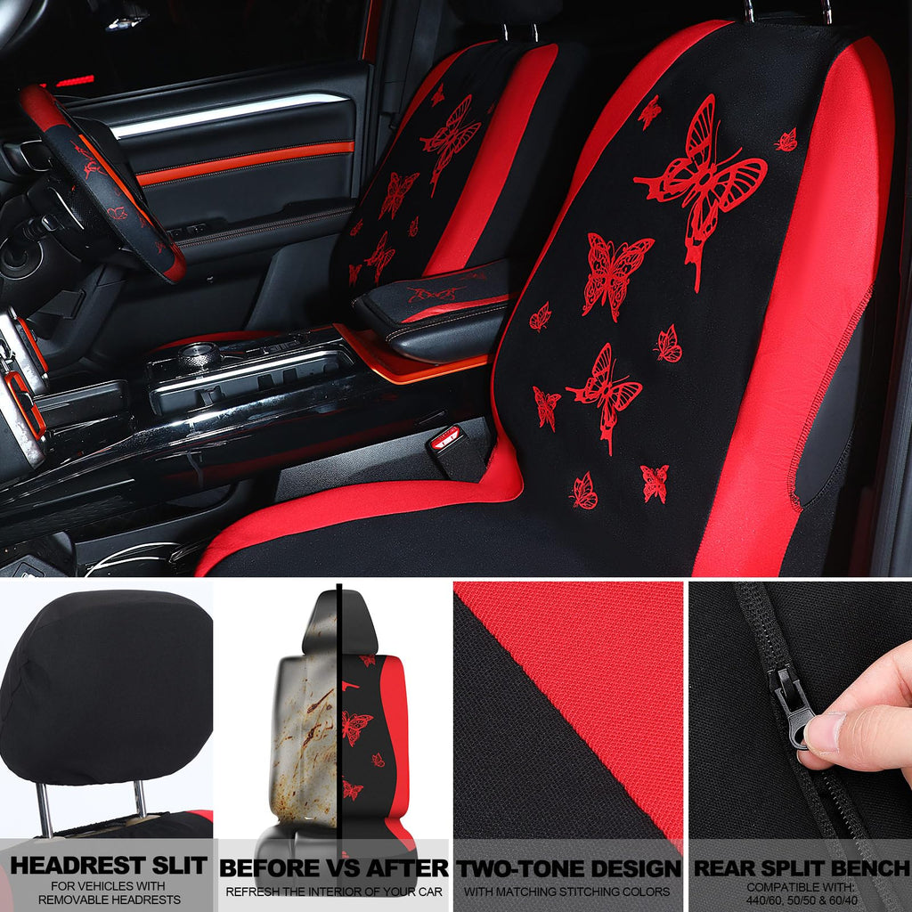 47 Pcs Full Car Seat Covers Set Y597202