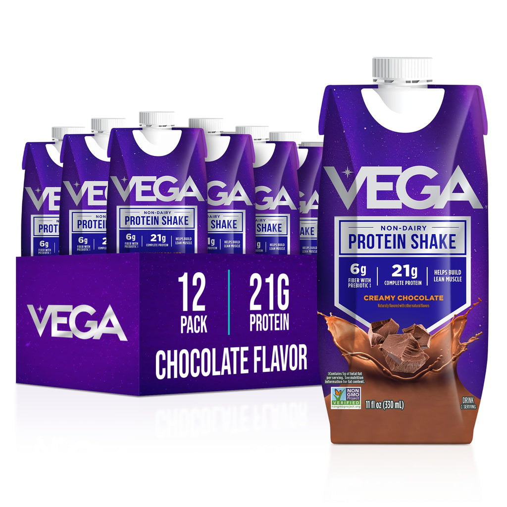 Creamy Chocolate Vegan Protein Shake 21g 330ml 12 Pack L588