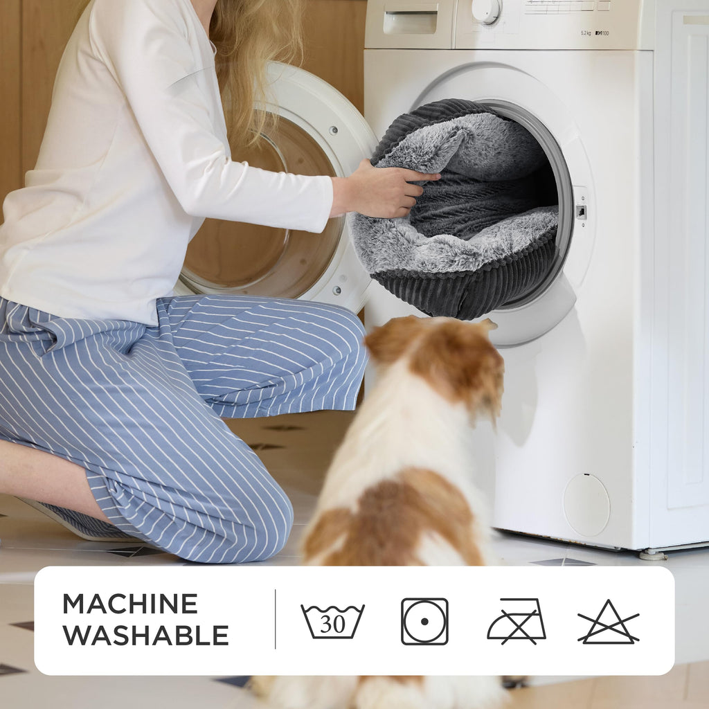 Washable Dog Bed Small Medium Size 25x21x7in D582