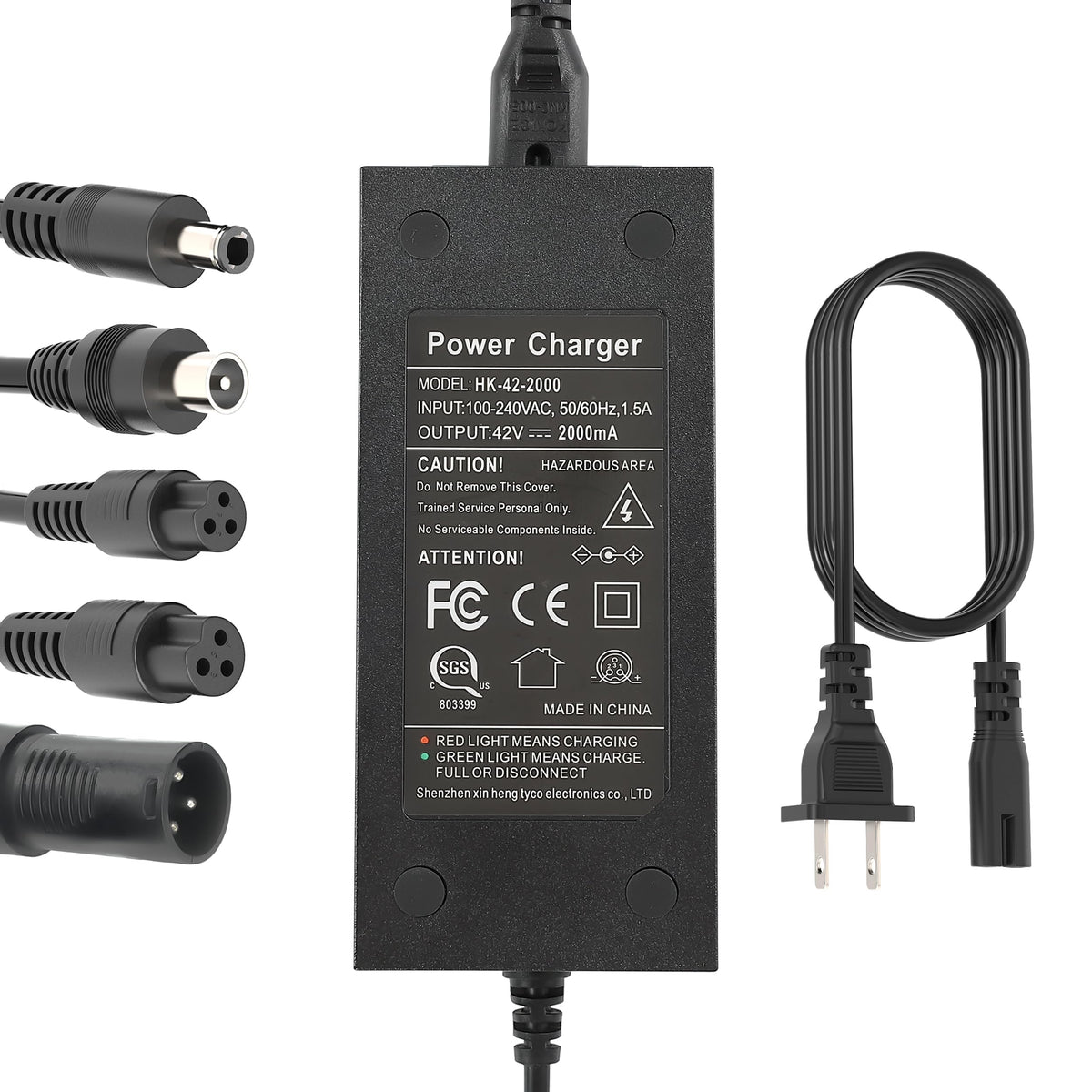 42V 2A Scooter Charger with 5 Types of Connectors S229724
