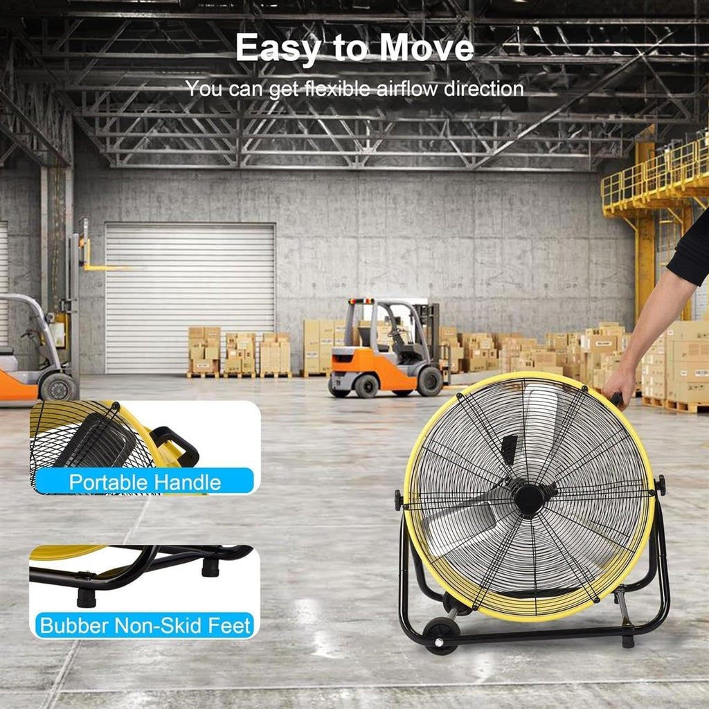 Heavy Duty 3-Speed Drum Fan A482
