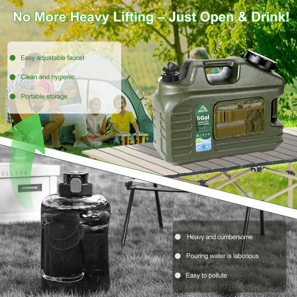 5 Gallon BPA Free Water Jug with Spigot P91734